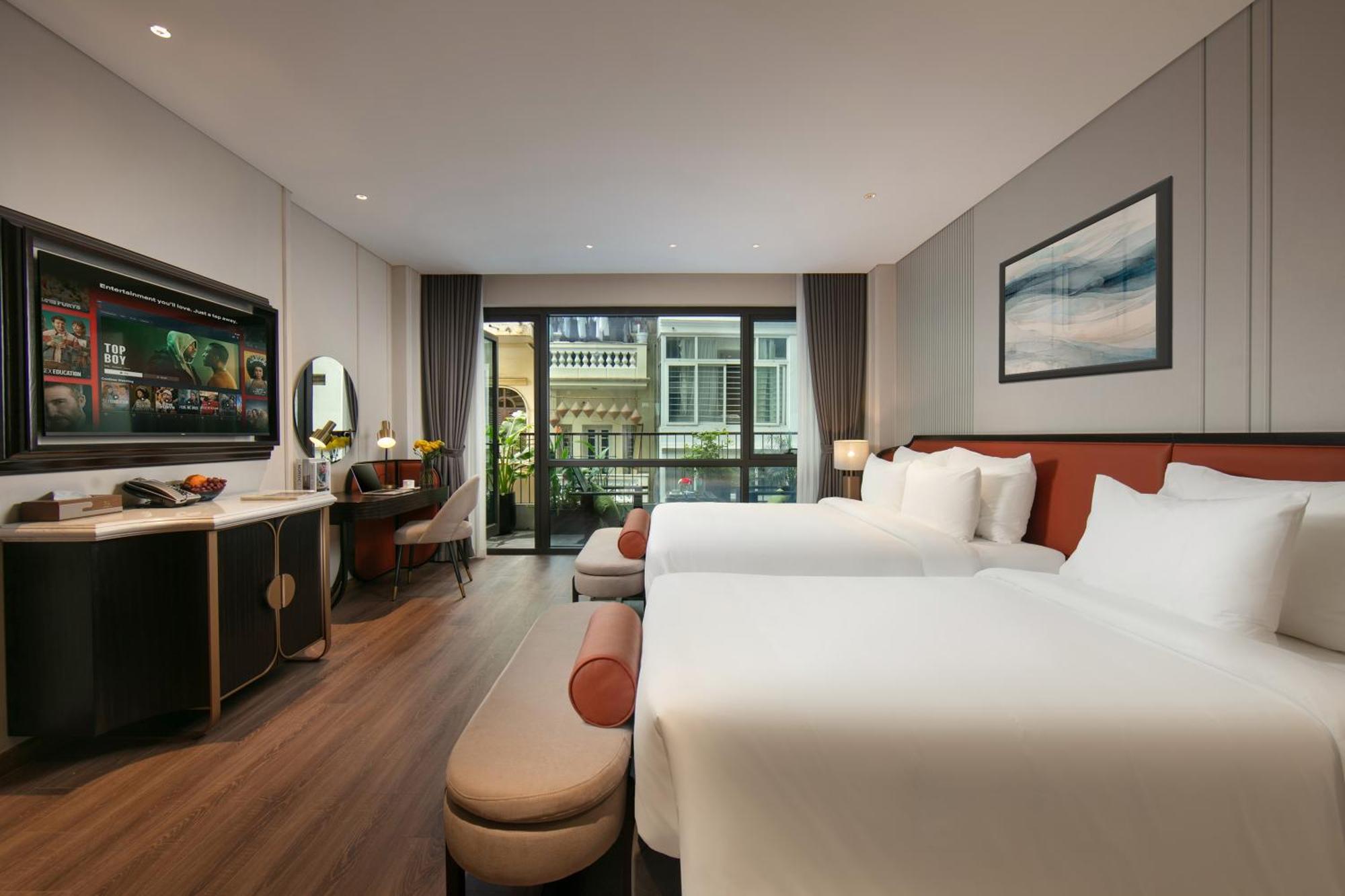 Le Premier Hotel & Rooftop Bar Hanoi Exteriör bild